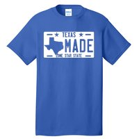 Texas Made Lone Star License Plate Tall T-Shirt