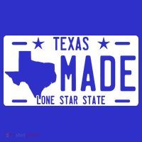 Texas Made Lone Star License Plate Women's V-Neck T-Shirt