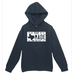 Texas Made Lone Star License Plate Urban Pullover Hoodie