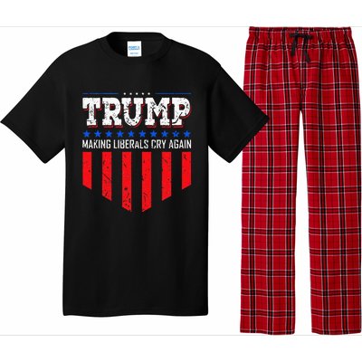 Trump Making Liberals Cry Again Funny Election Pajama Set