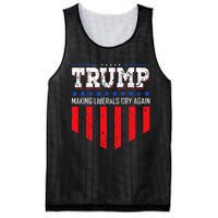 Trump Making Liberals Cry Again Funny Election Mesh Reversible Basketball Jersey Tank