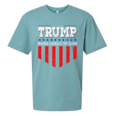 Trump Making Liberals Cry Again Funny Election Sueded Cloud Jersey T-Shirt