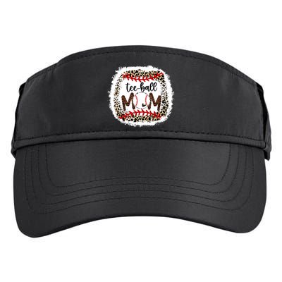 Tee-Ball Mom Leopard Tee-Ball Mom Adult Drive Performance Visor