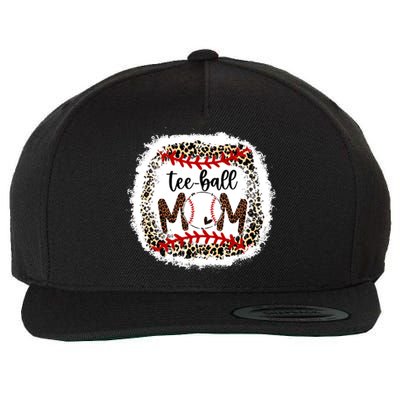 Tee-Ball Mom Leopard Tee-Ball Mom Wool Snapback Cap