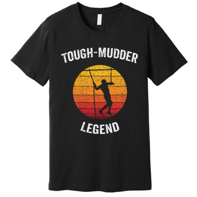 Tough Mudder Legend Vintage Endurance Course Premium T-Shirt