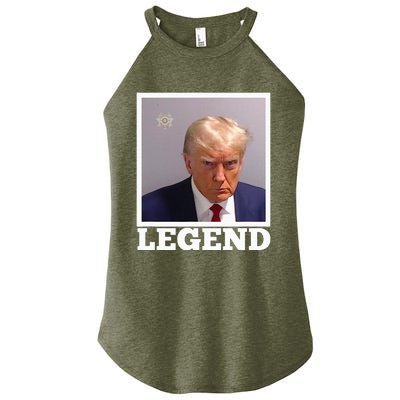 TRUMP MUGSHOT LEGEND President Trump 2024 Fulton Women's Perfect Tri Rocker Tank