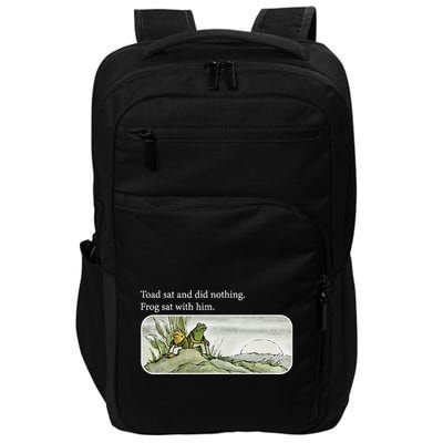 Toads Meme Lover Toad Sat And Did Nothing Impact Tech Backpack