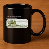 Toads Meme Lover Toad Sat And Did Nothing 11oz C Handle Ceramic Mug