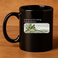 Toads Meme Lover Toad Sat And Did Nothing 11oz C Handle Ceramic Mug