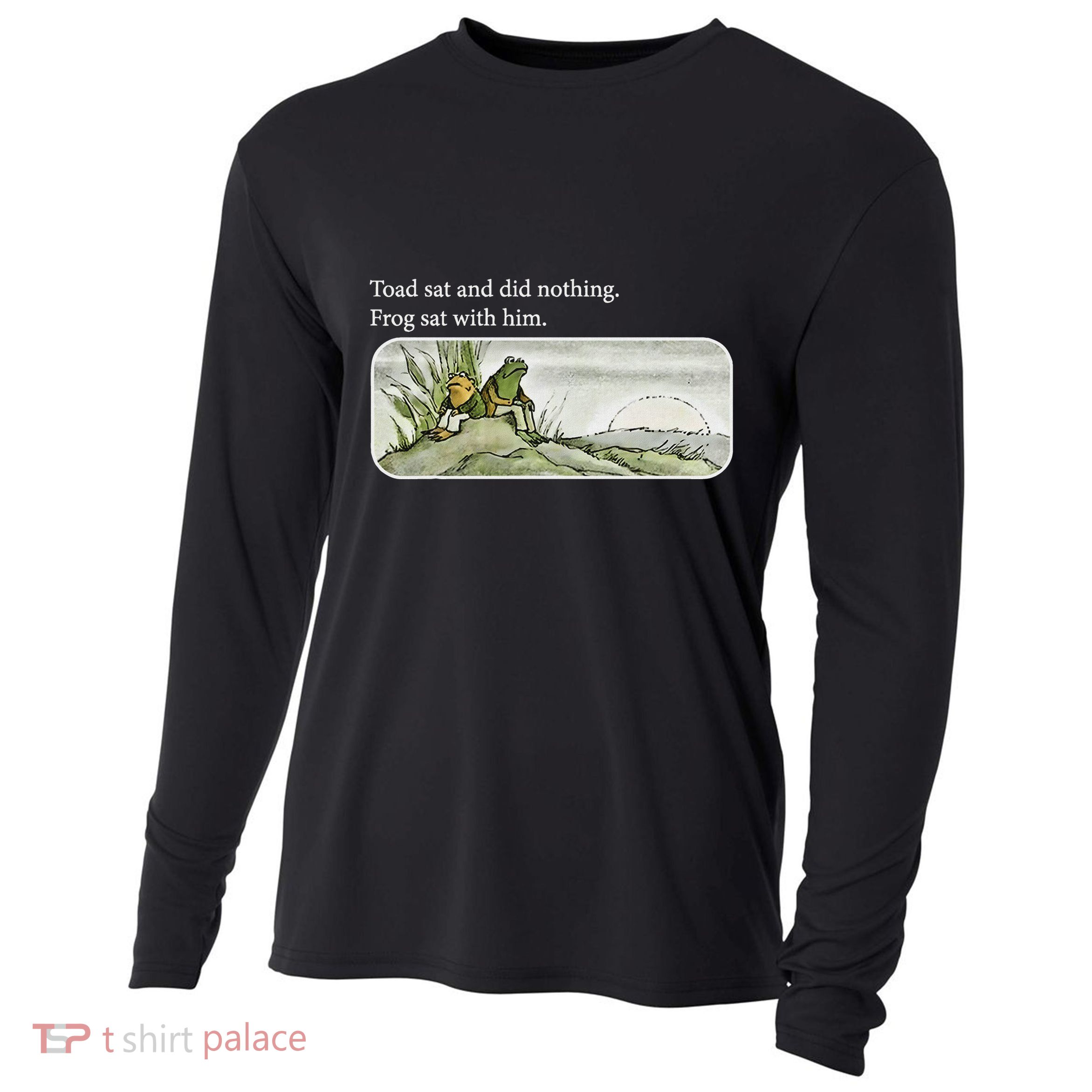 Toads Meme Lover Toad Sat And Did Nothing Cooling Performance Long Sleeve Crew