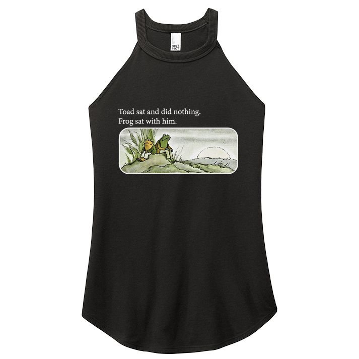 Toads Meme Lover Toad Sat And Did Nothing Women's Perfect Tri Rocker Tank