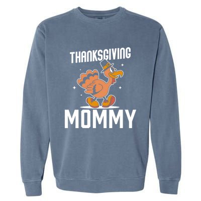 Thanksgiving Mommy Lover Cute Family Turkeys Thanksgiving Gift Garment-Dyed Sweatshirt