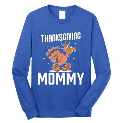 Thanksgiving Mommy Lover Cute Family Turkeys Thanksgiving Gift Long Sleeve Shirt