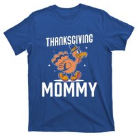 Thanksgiving Mommy Lover Cute Family Turkeys Thanksgiving Gift T-Shirt