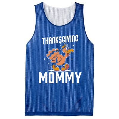 Thanksgiving Mommy Lover Cute Family Turkeys Thanksgiving Gift Mesh Reversible Basketball Jersey Tank