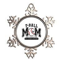 Tball Mom Like A Normal Mom But Louder And Prouder Metallic Star Ornament