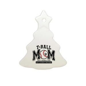 Tball Mom Like A Normal Mom But Louder And Prouder Ceramic Tree Ornament