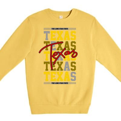 Texas Mashup Logo Premium Crewneck Sweatshirt