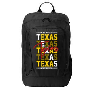 Texas Mashup Logo City Backpack