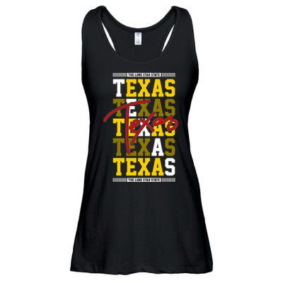 Texas Mashup Logo Ladies Essential Flowy Tank