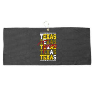 Texas Mashup Logo Large Microfiber Waffle Golf Towel