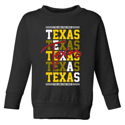 Texas Mashup Logo Toddler Sweatshirt