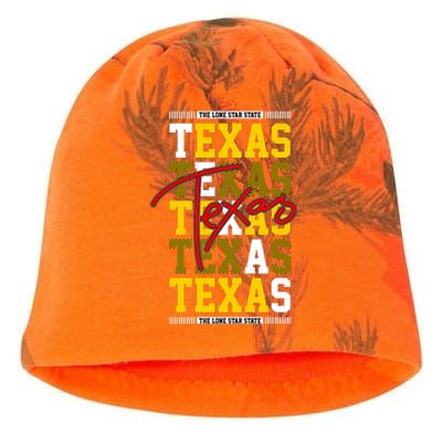 Texas Mashup Logo Kati - Camo Knit Beanie