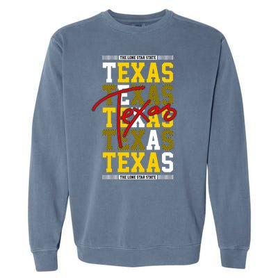 Texas Mashup Logo Garment-Dyed Sweatshirt