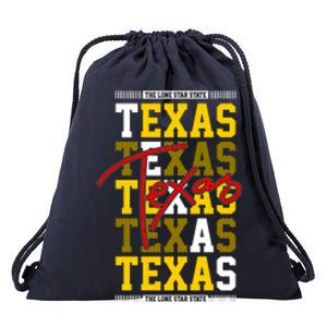 Texas Mashup Logo Drawstring Bag