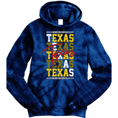 Texas Mashup Logo Tie Dye Hoodie