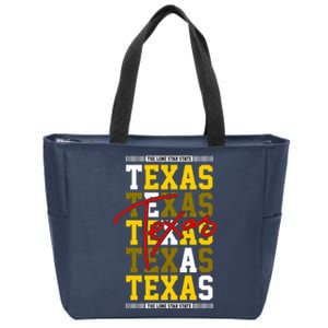 Texas Mashup Logo Zip Tote Bag