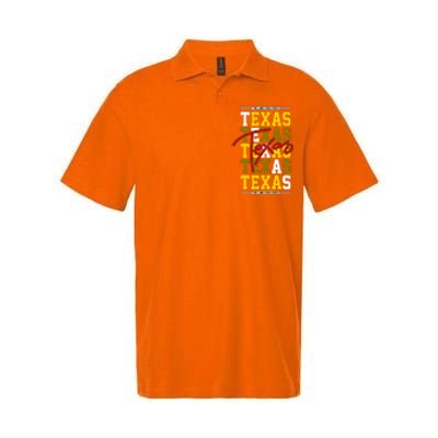 Texas Mashup Logo Softstyle Adult Sport Polo