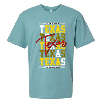 Texas Mashup Logo Sueded Cloud Jersey T-Shirt