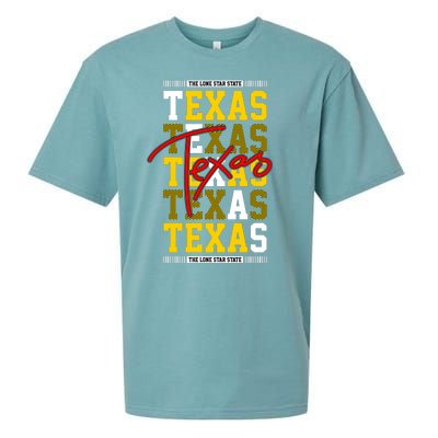 Texas Mashup Logo Sueded Cloud Jersey T-Shirt