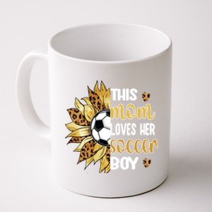 This Mom Loves Her Soccer Boy Soccer Mama Soccer Player Mom Gift Coffee Mug