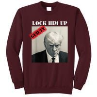 TRUMP MUGSHOT LOCK HIM UP GUILTY JAIL PRISON ANTI TRUMP Tall Sweatshirt