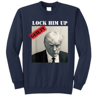 TRUMP MUGSHOT LOCK HIM UP GUILTY JAIL PRISON ANTI TRUMP Sweatshirt