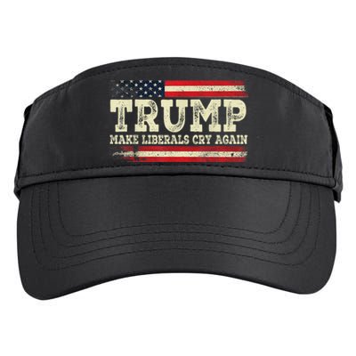 Trump Make Liberals Cry Again Trump 2024 President Trump Adult Drive Performance Visor