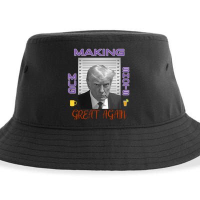 Trump Making Mug Shots Great Again Sustainable Bucket Hat