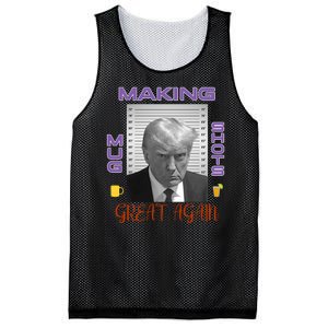 Trump Making Mug Shots Great Again Mesh Reversible Basketball Jersey Tank