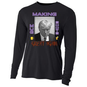 Trump Making Mug Shots Great Again Cooling Performance Long Sleeve Crew