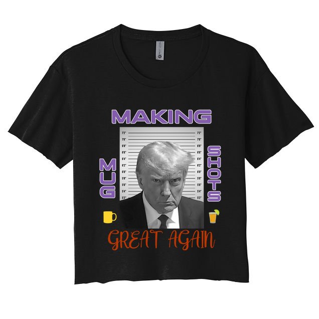Trump Making Mug Shots Great Again Crop Top