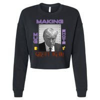 Trump Making Mug Shots Great Again Cropped Pullover Crew