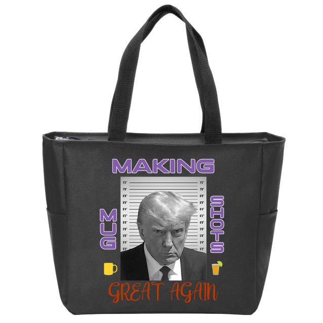 Trump Making Mug Shots Great Again Zip Tote Bag