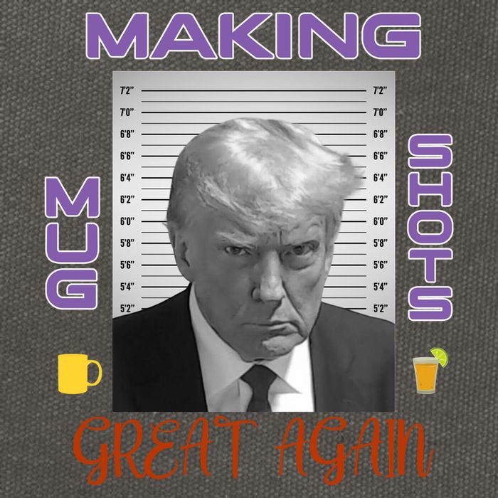 Trump Making Mug Shots Great Again Cotton Canvas Backpack