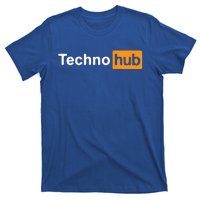 Techno Music Minimal Hard Clubbing Funny Festival Hub DJ T-Shirt