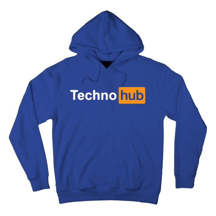 Techno Music Minimal Hard Clubbing Funny Festival Hub DJ Tall Hoodie