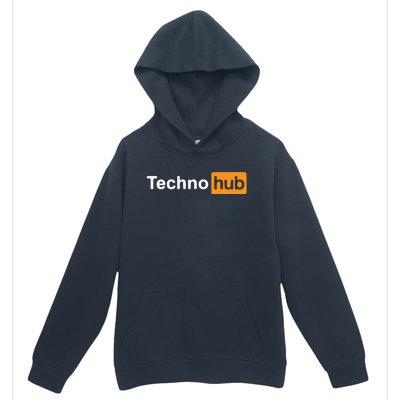 Techno Music Minimal Hard Clubbing Funny Festival Hub DJ Urban Pullover Hoodie