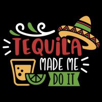 Tequila Made Me Do It Cinco De Mayo Drawstring Bag