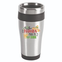 Tequila Made Me Do It Cinco De Mayo 16oz Travel Tumbler